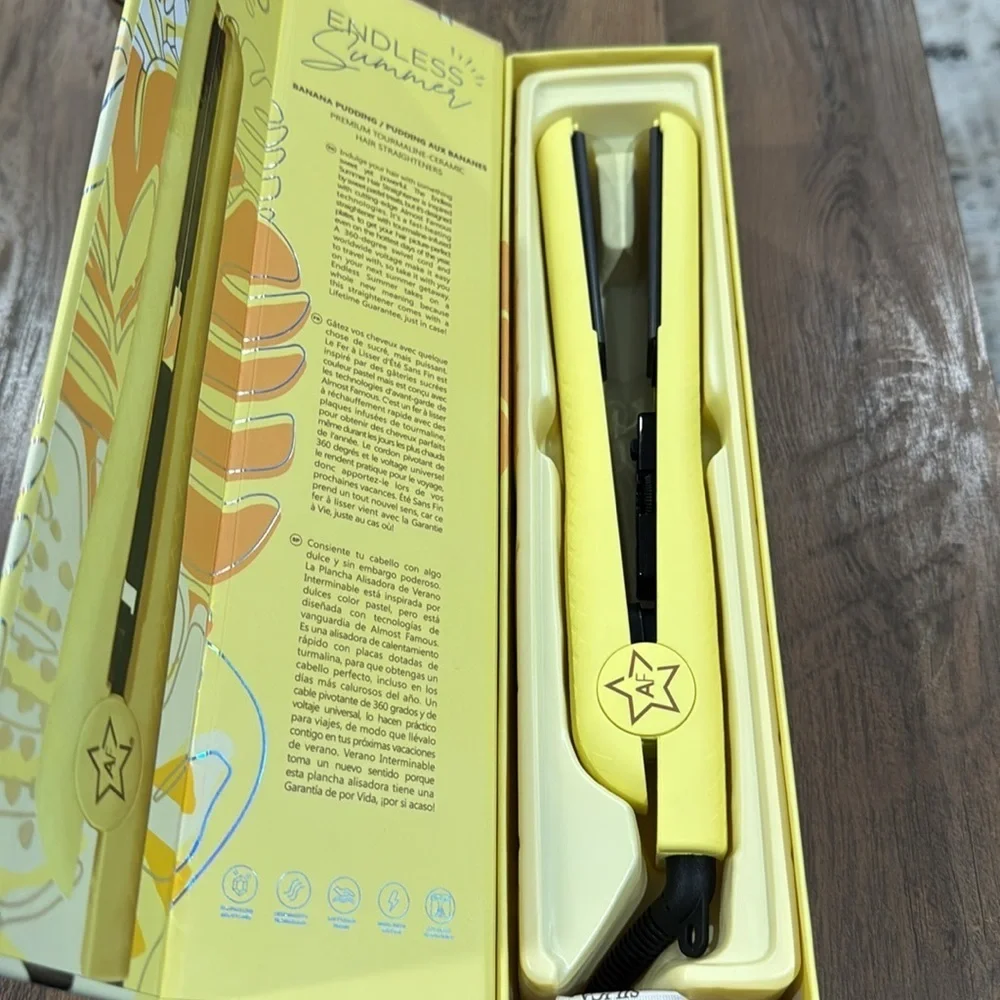 Almost Famous Studio Series Yellow Hair Straightener Endless Summer Past…